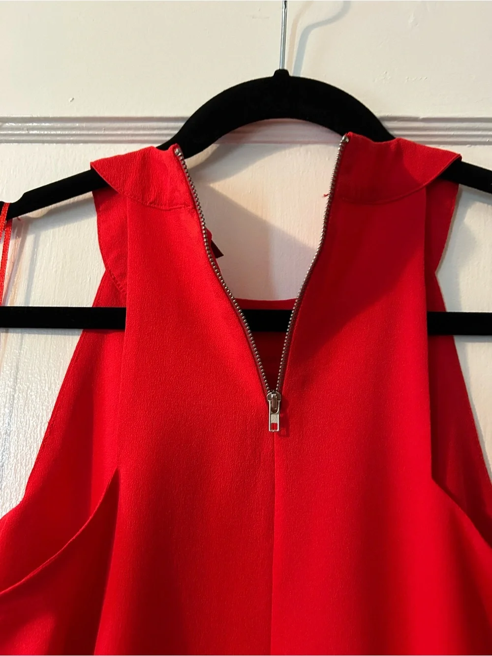 Paper Crane Bright Red Sleeveless Tank Top - Picture 5 of 6
